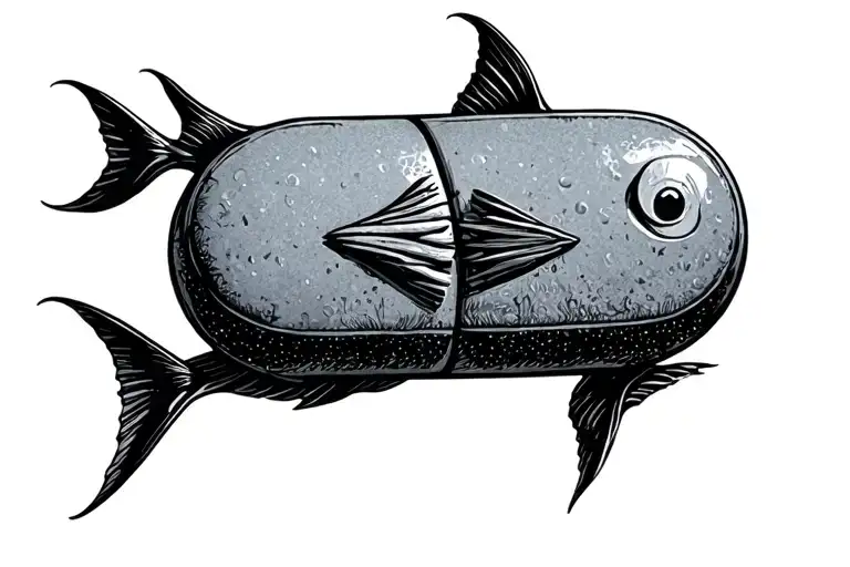 Tuna In The Shape Of A Pill
