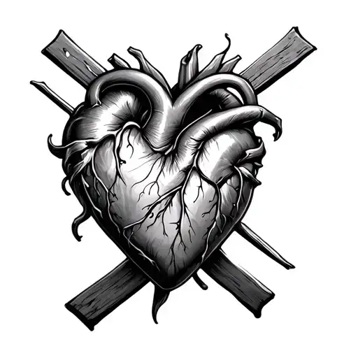 Heart In Cross