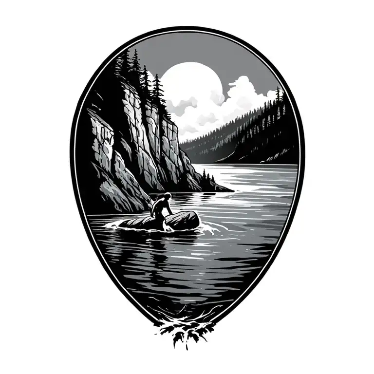 Lake And Cliff Diving