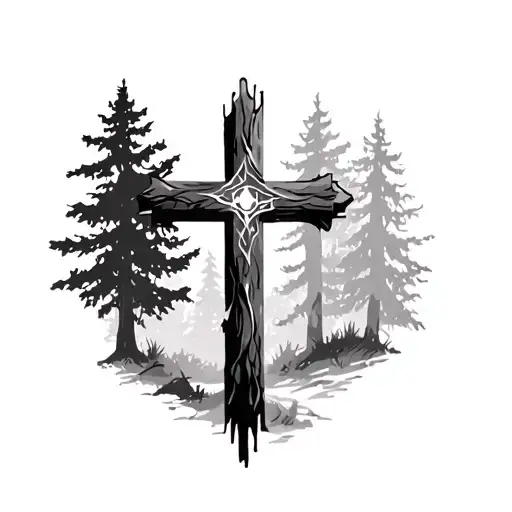 Cross In The Woods