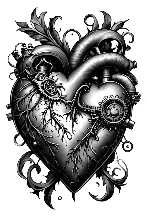 2 Steampunk Hearts