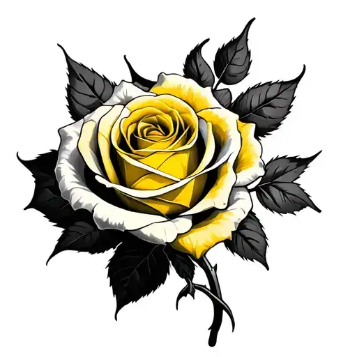 Yellow Rose Intertwined