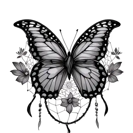 Butterfly Dream Catcher