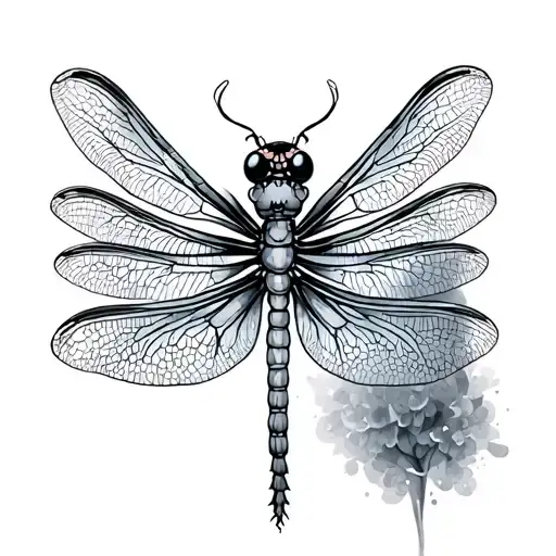 Dragonfly With Semi Colon Tattoo idea