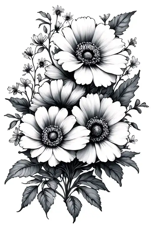 I Want The Birth Flowers Of May And October To Fit On My Inner Arm