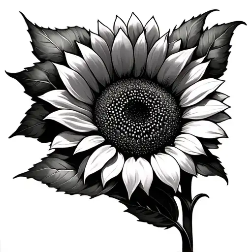 Sunflowers Passage Of Time Rain Pain Tattoo idea
