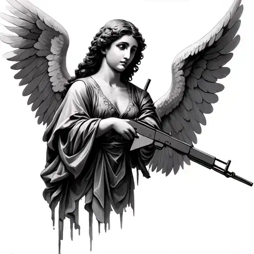 Angel With Ak