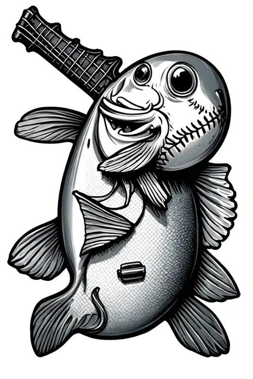 A Bass And The Tail Is A Hook And Can You Make A Baseball In There Somehow