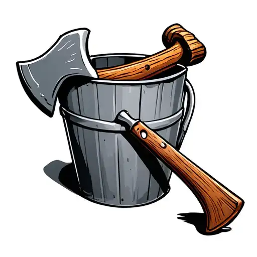 Axe And Bucket