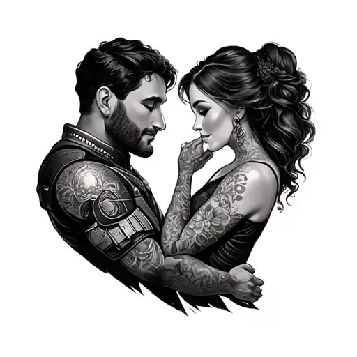 Parents Loving Mom And Defender Dad