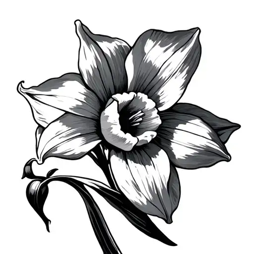 Art Deco Daffodil