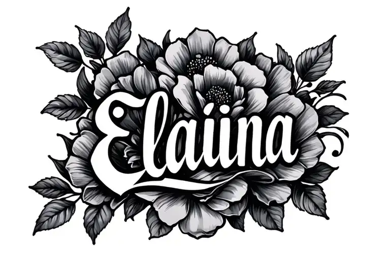 Elaina Name Written