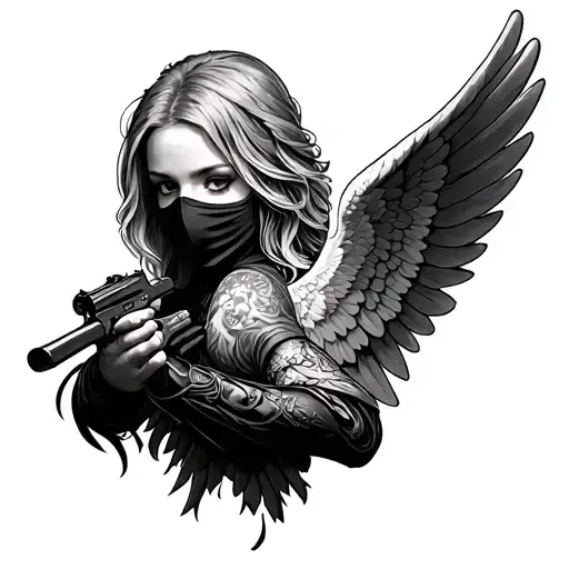 Angel Balclava Gun