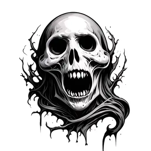 Ghost Tattoo Design