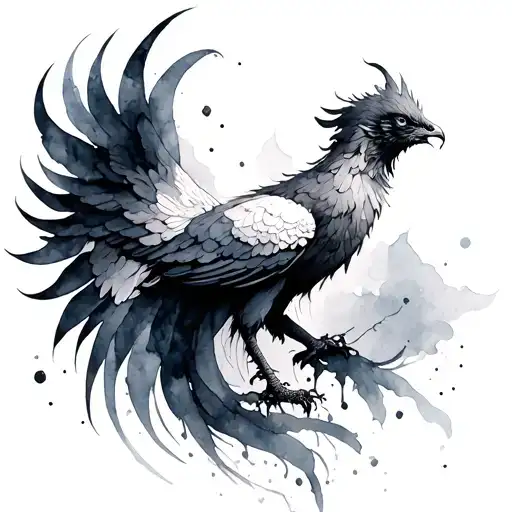 Watercolor Phoenix