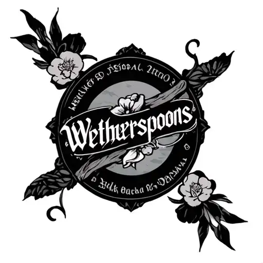 Yakuza Style Tattoo But Wetherspoons Themed