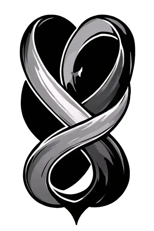 Cancer Survivor Symbol Intertwined