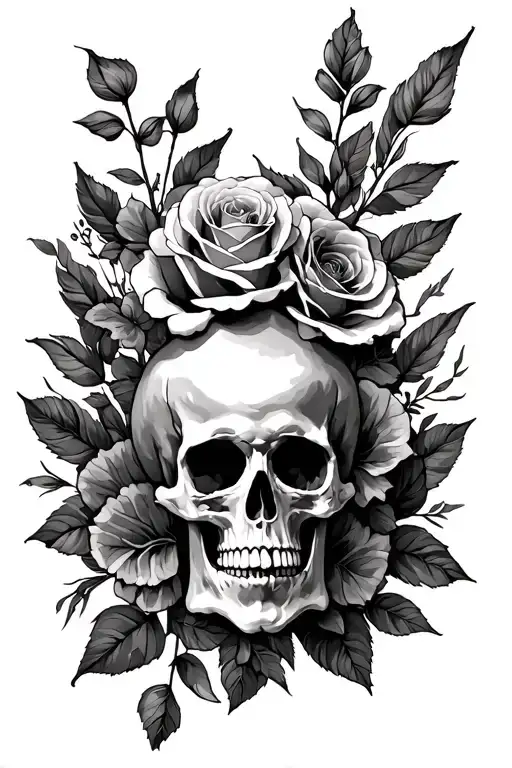 Memento Mori Forearm Tattoo No Roses