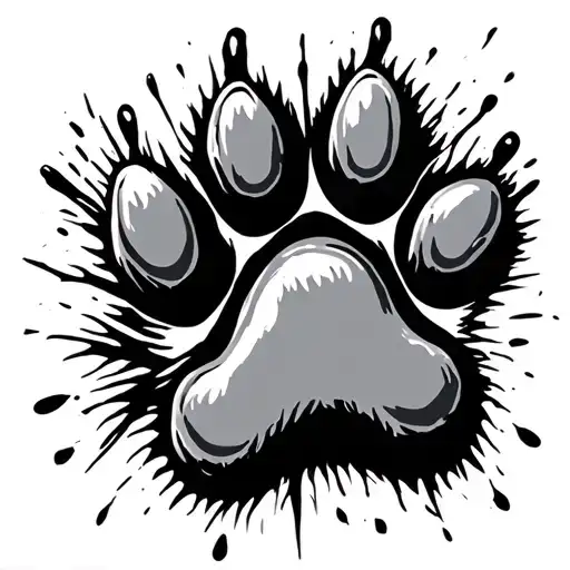 Dog Paw Print