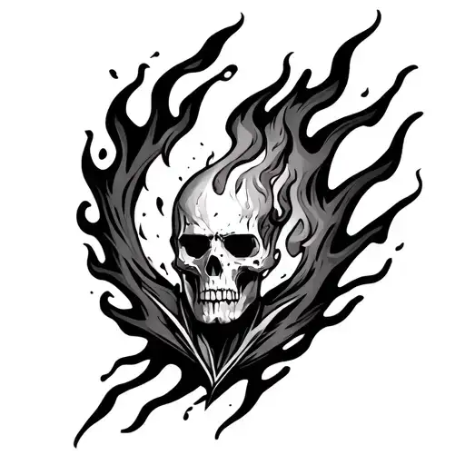 Destiny To Be Strike By Desire Into Flames And Arm Band