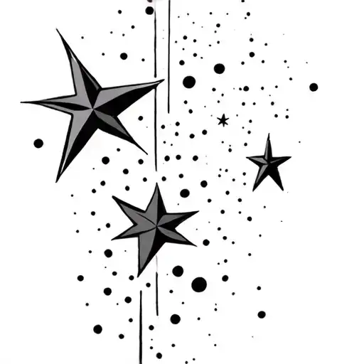 Coverup Stars And Dots