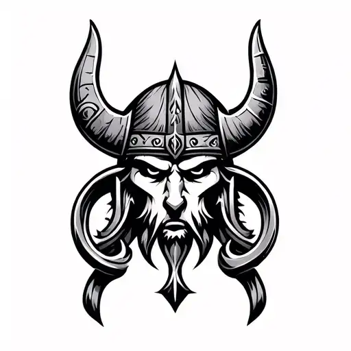 Viking Symbols Incorporated Into The Design
