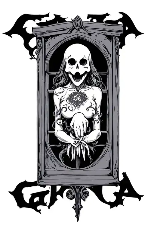 Gotica Window With Ghots Logo