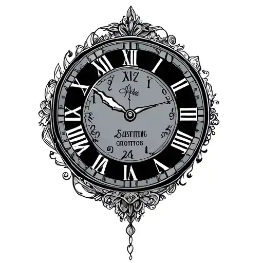 Clock Time Name And Date