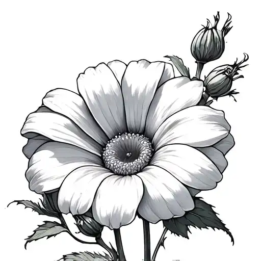 Daisy And Morning Glory