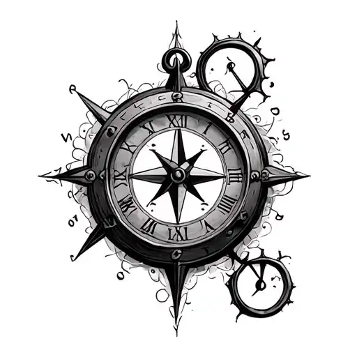 Clock And Compass
