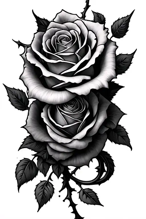 Roses And Thorns And Vines Wrapped