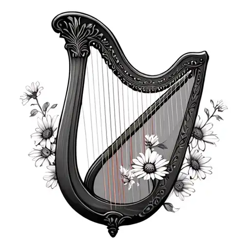Harp With Only Daisy's