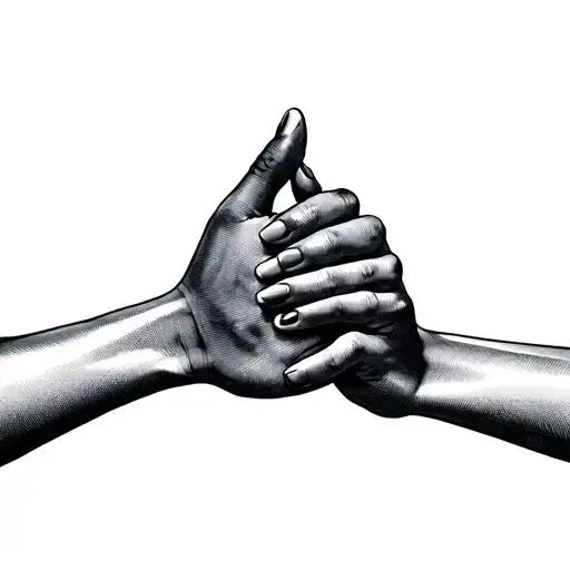2 People Holding Hands