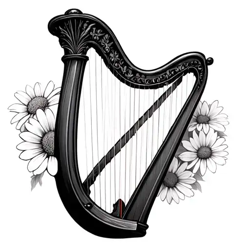 Harp With Only Daisy's