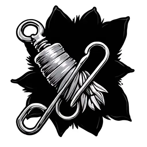 Safety Pin With Charm