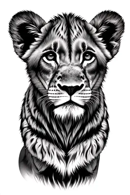 Lion Cubs Safari Back Ground