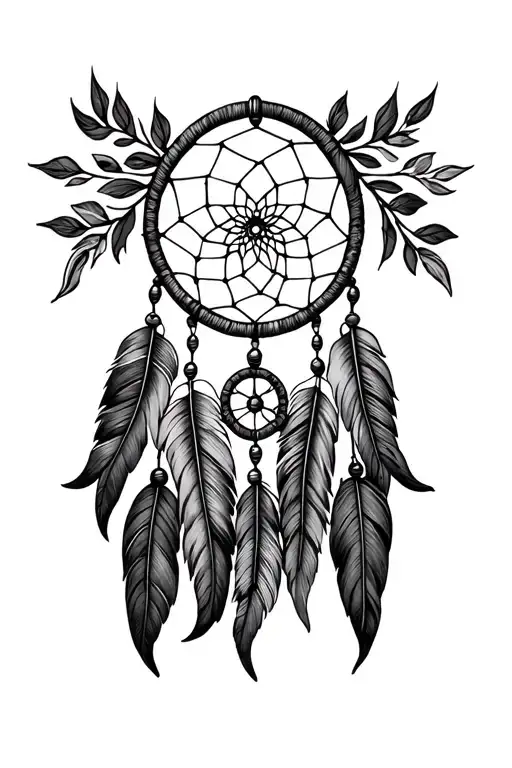 A Dream Catcher A Country Effect Tattoo idea