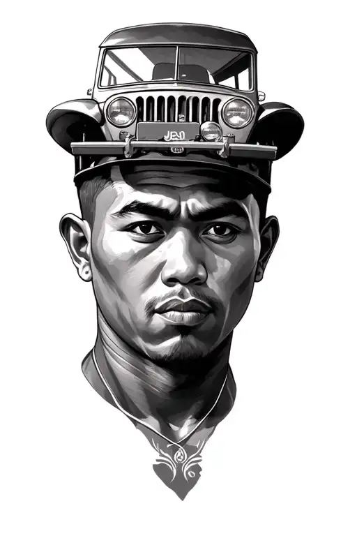 Andres Bonifacio With Jeepney