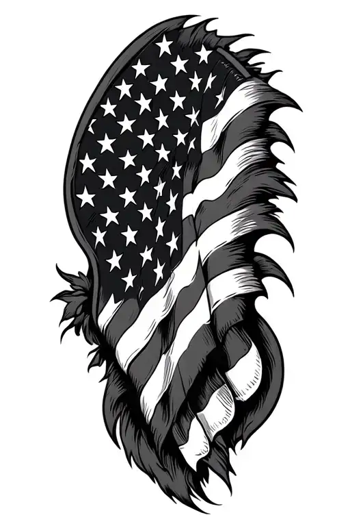 Patriotic American Flag We The People