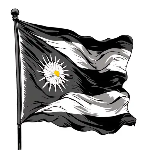 Philippine Flag Waving For Independence