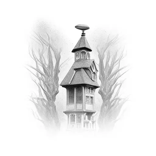 Grandfather Clock Growing Roots