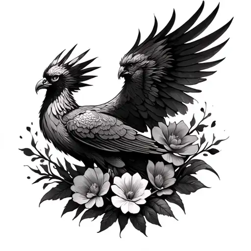 Flowers Phoenix Rising From The Ashes