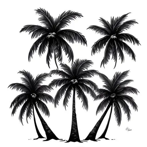 3 Palm Trees