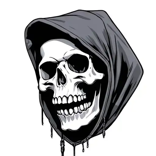 Skull With Hoodie