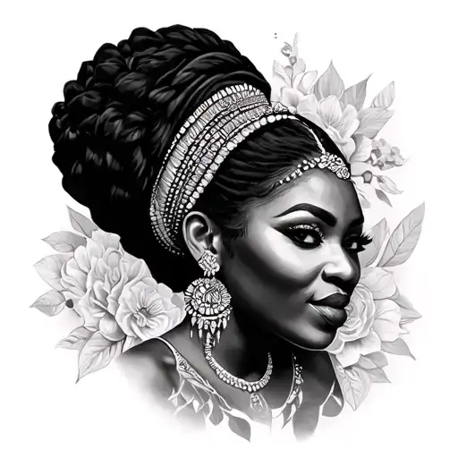 African Queen Tattoo idea