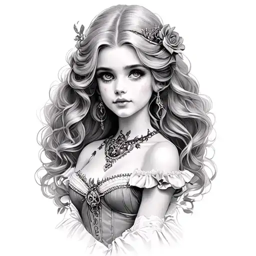 Realistic Gothic Princess Peach