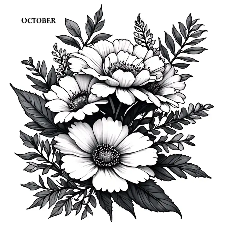 October & January Birth Flowers