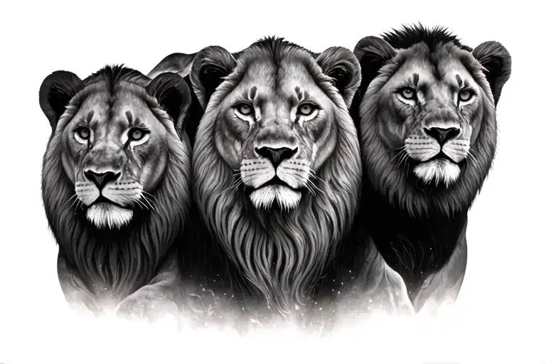 Lions 7 Cubs Face Only