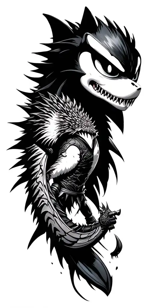 Venom Shark Spartan Samurai And Hedgehog