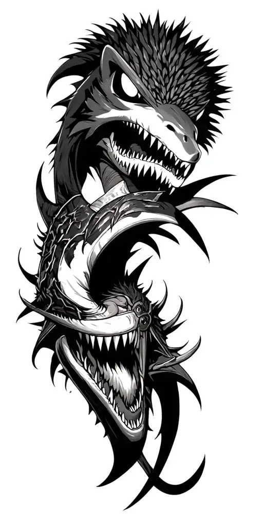 Venom Shark Spartan Samurai And Hedgehog But Separate Motives